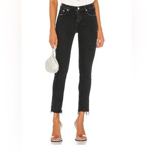 AGOLDE Toni Mid Rise Straight Jeans in Feral